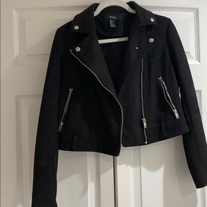 Faux Suede Motor Jacket!